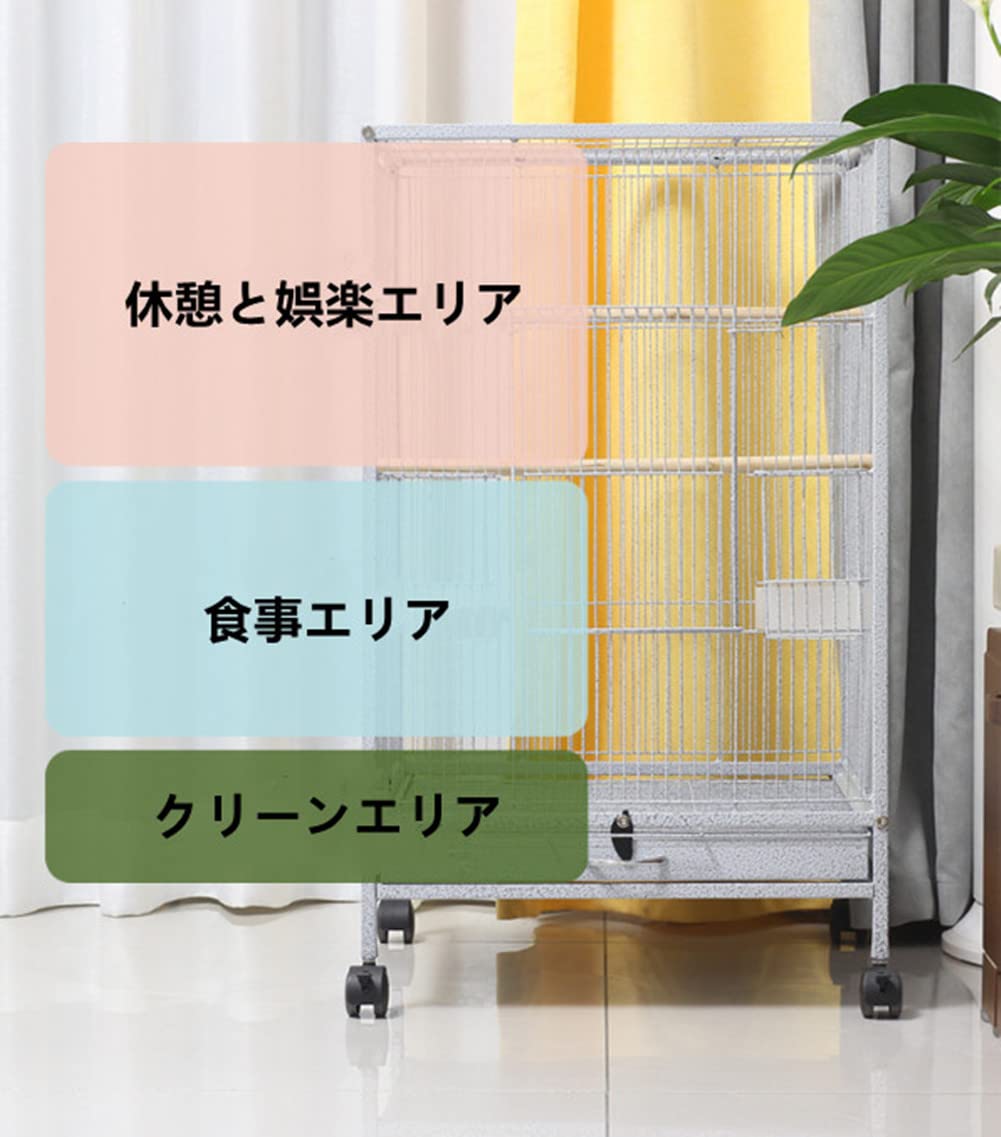 大型ゲージ バードケージ 鳥かご オウム インコ Amazon | Aeon hum 鳥ケージ 鳥かご バードゲージ 大型 豪華
